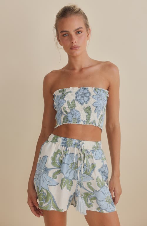 Talisman The Label Odyssey Floral Drawstring Shorts In Ibiza