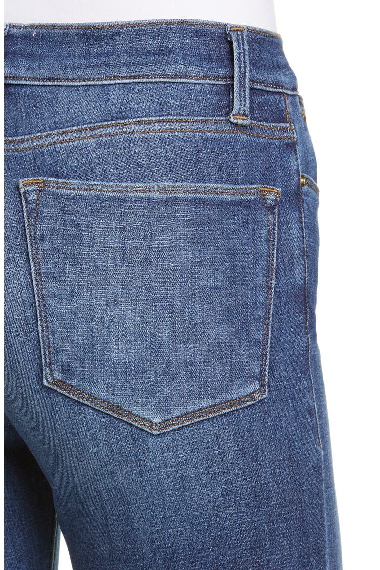 Le High Ankle Straight Leg Jeans, Alternate, color, BESTIA