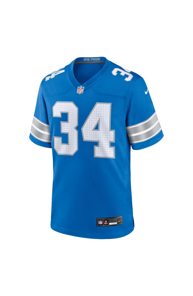 Nike Men's Nike Alex Anzalone Blue Detroit Lions Game Jersey, Alternate, color, Blue
