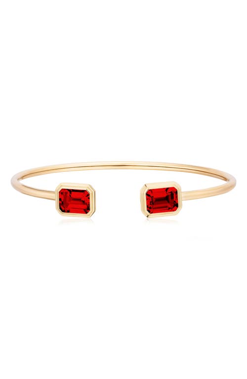 GOSHWARA Manhattan Round Flex Cuff in Red at Nordstrom