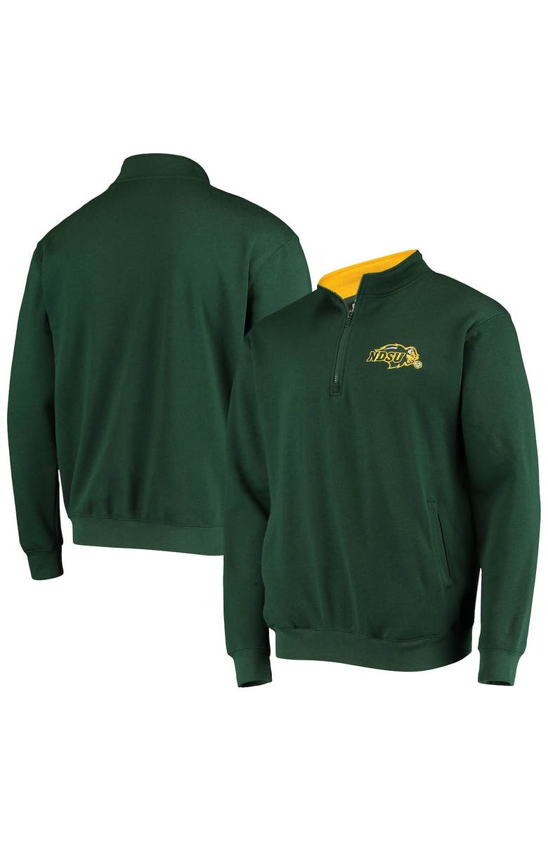 COLOSSEUM Men's Colosseum Green NDSU Bison Tortugas Logo Quarter-Zip Jacket, Alternate, color, Green