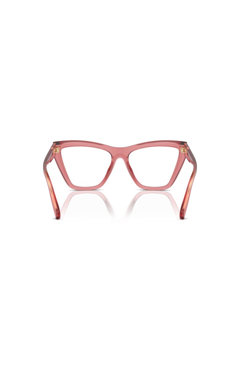 Michael Kors 54mm Cat Eye optical glasses, Alternate, color, Pink