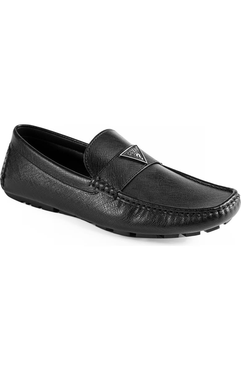 GUESS Alai Logo Plaque Driver, Main, color, Black