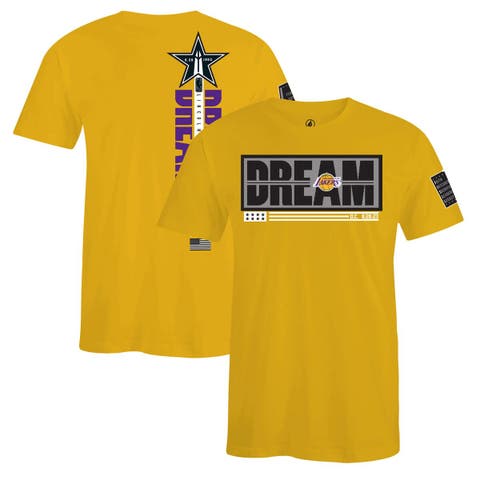 Unisex FISLL x Black History Collection  Gold Los Angeles Lakers T-Shirt