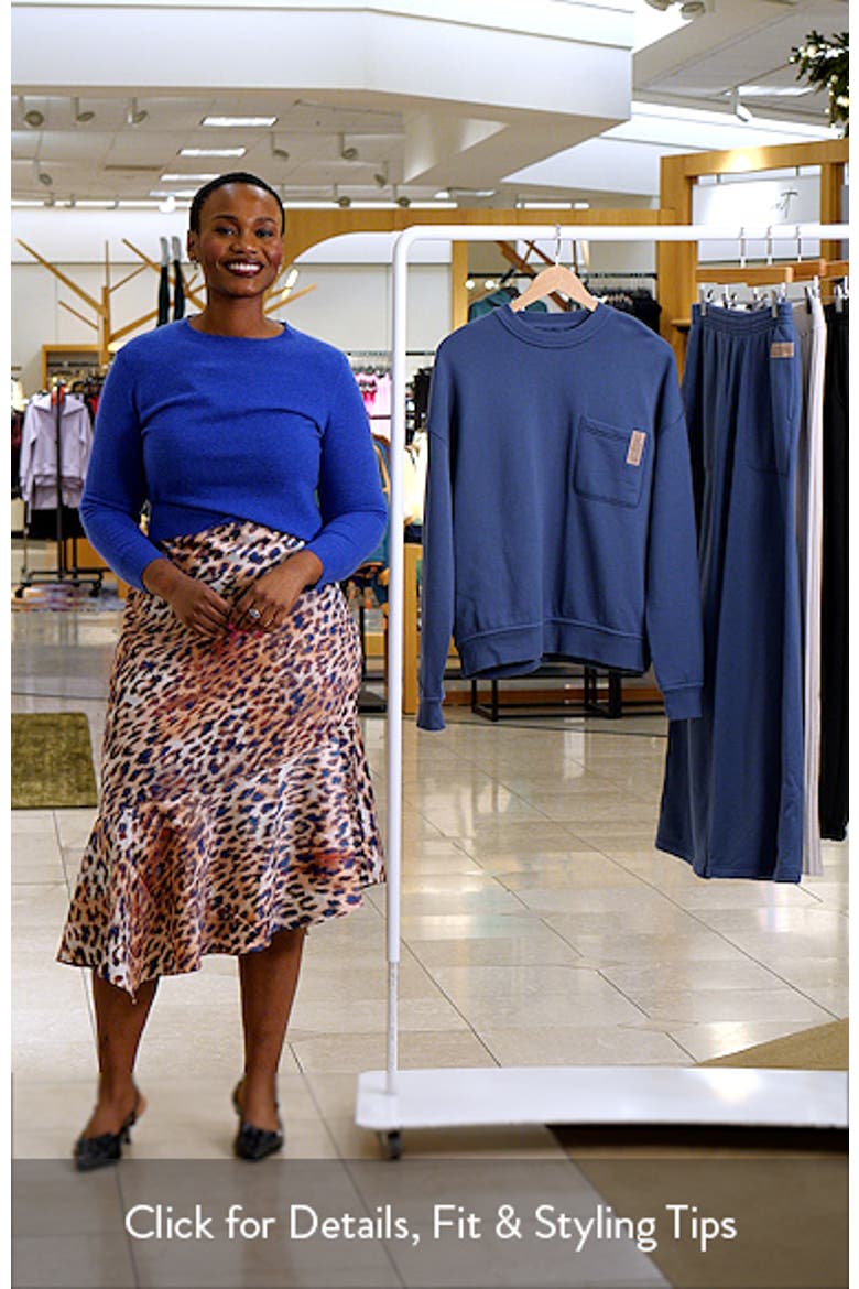 Silksweats Cotton & Silk Blend Pajama Sweatshirt video