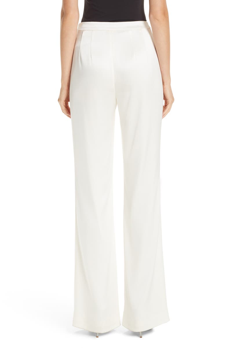 St. John Collection Liquid Satin Pants, Alternate, color,