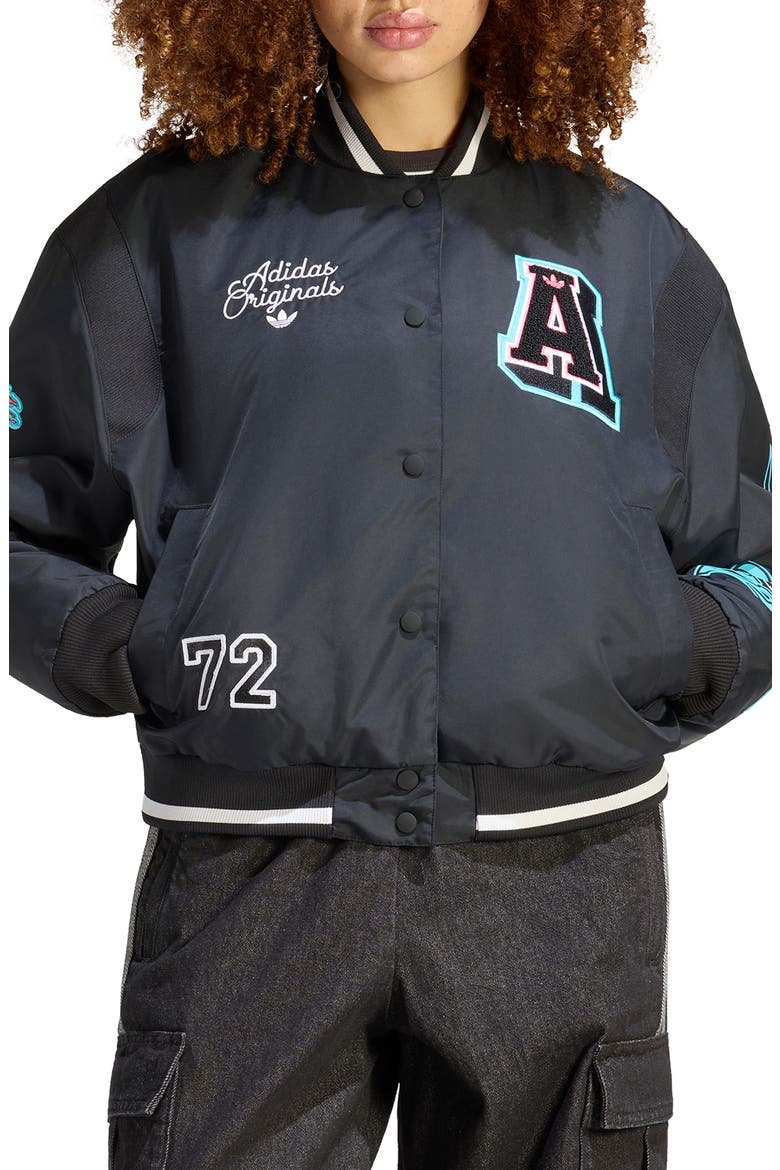 Badges Jacket, Main, color, BLACK