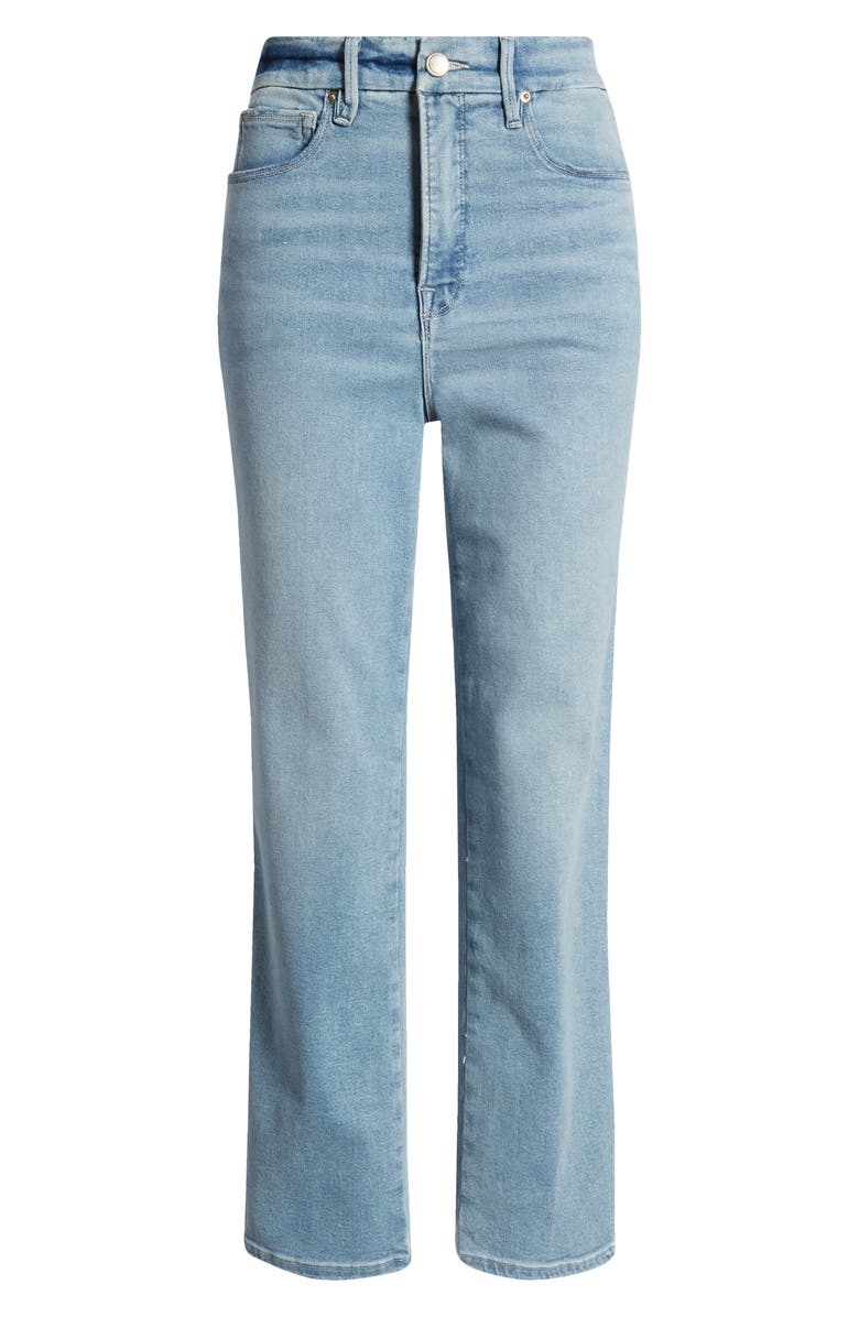 Good American Good Curve Straight Leg Jeans, Alternate, color, 