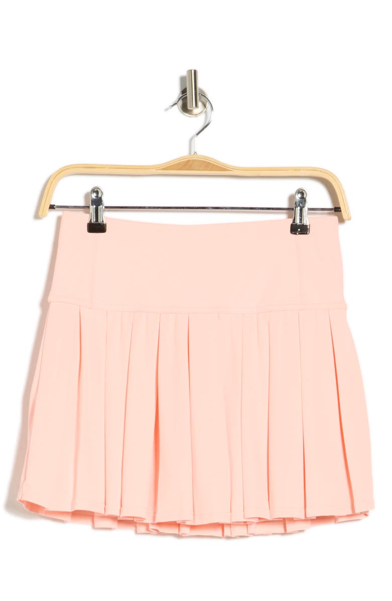 DKNY Court Piqué Pleated Tennis Skort, Main, color, Peach Spring