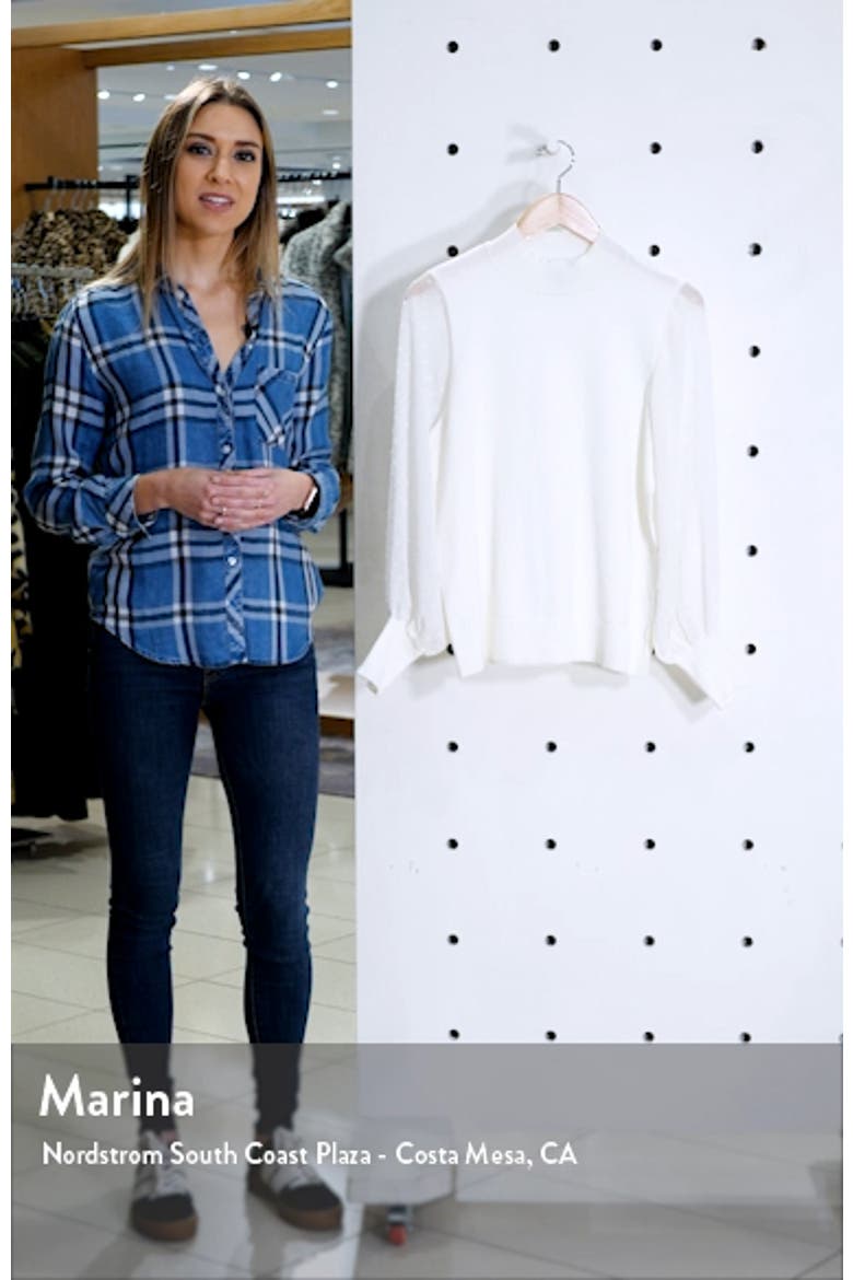 Clip Dot Sleeve Sweater video