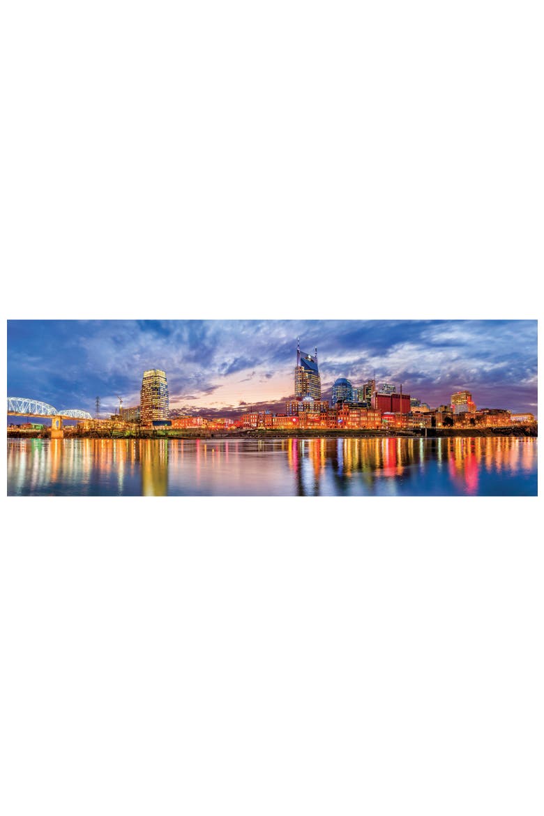 Nashville 1000pc Panoramic Puzzle, Alternate, color, Multicolor