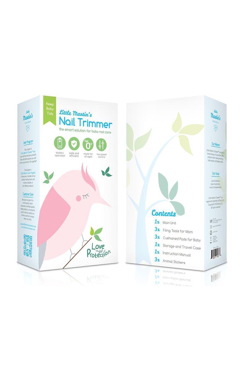 Little Martin's Baby Electric Nail Trimmer Blue Soft, Alternate, color, Multicolored