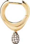 PDPAOLA Pavé Lava Single Hoop