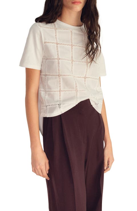 Embroidered Cotton T-Shirt