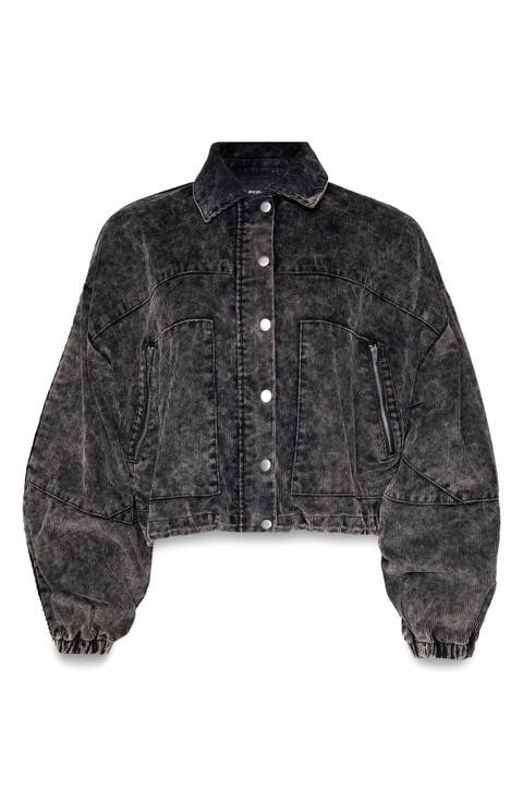 Crop Corduroy Jacket