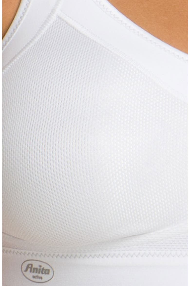 'Momentum' Wireless Sports Bra, Alternate, color, WHITE