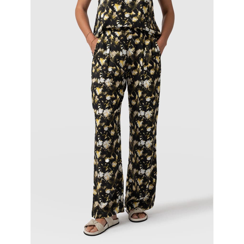 Saint + Sofia Rowan Wide Leg Pant In Pink