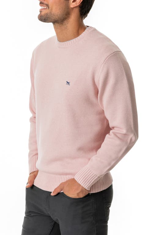 Rodd & Gunn Crewneck Cotton Sweater In White