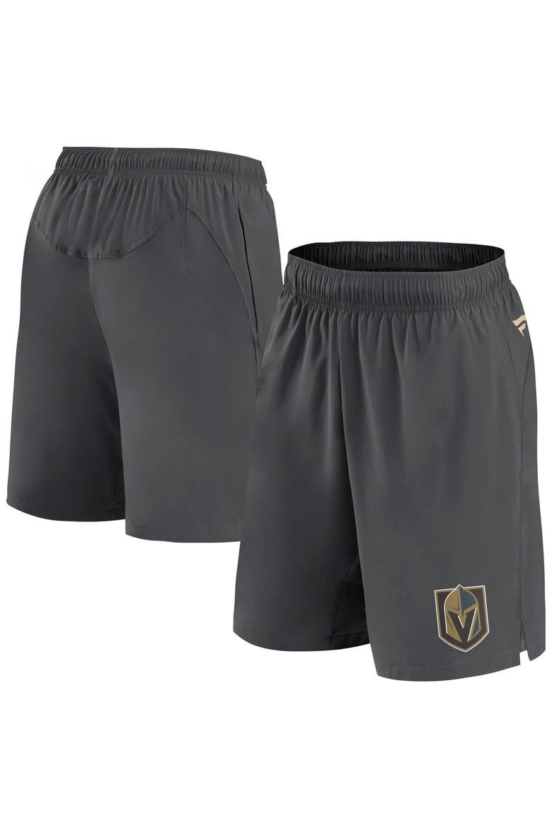 Men's Fanatics Branded  Gray Vegas Golden Knights Authentic Pro Tech Shorts, Main, color, Charcoal