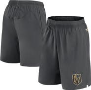 FANATICS Men's Fanatics Branded  Gray Vegas Golden Knights Authentic Pro Tech Shorts