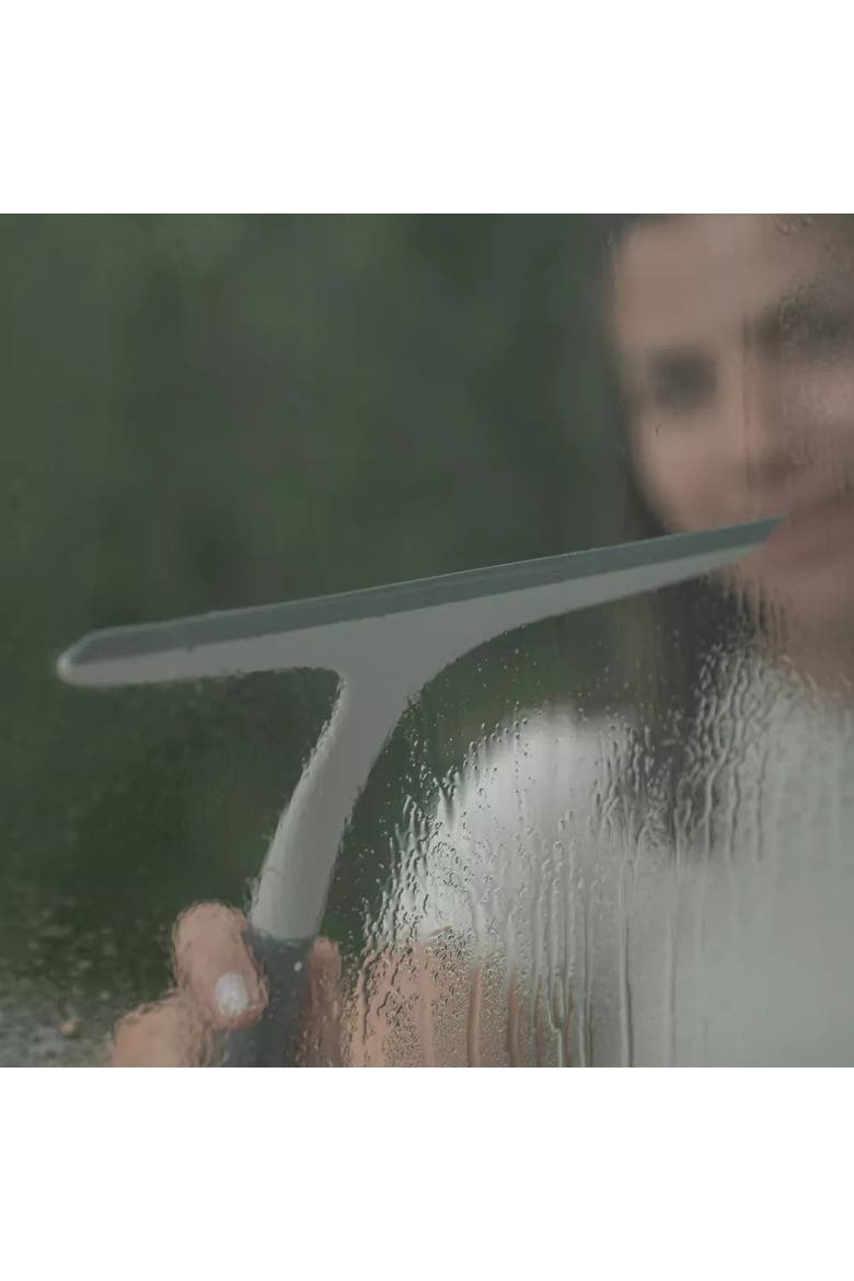 Lightweight Ergonomic Silicone Window Squeegee, Alternate, color, White