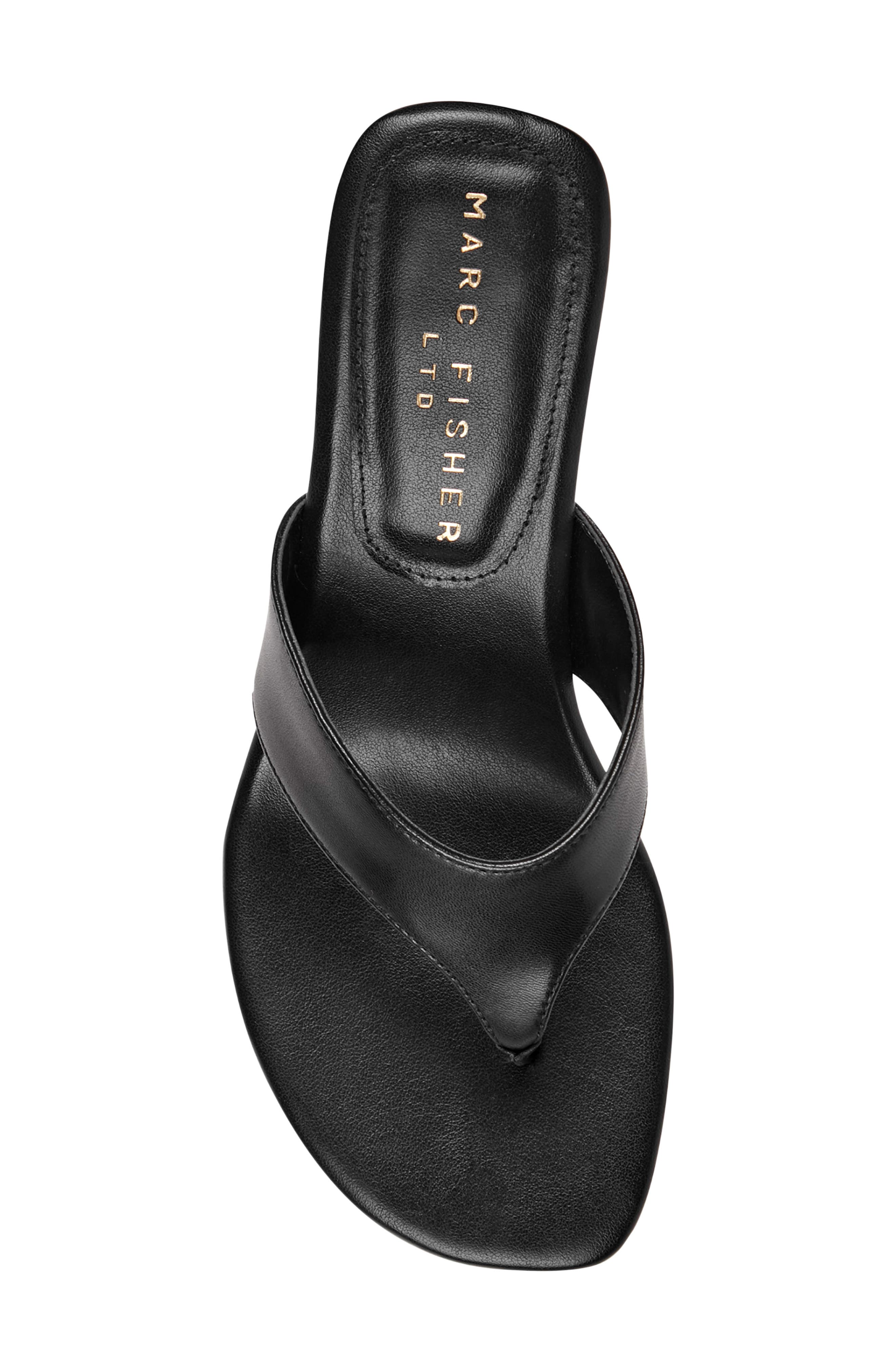 Marc Fisher LTD Arcee Sandal, Alternate, color, Black