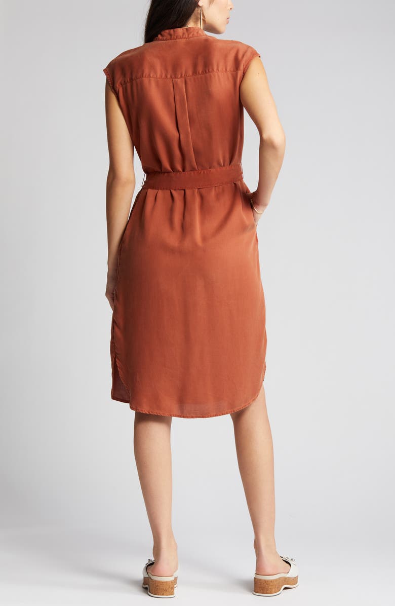 Caslon<sup>®</sup> Utility Sleeveless Shirtdress, Alternate, color,