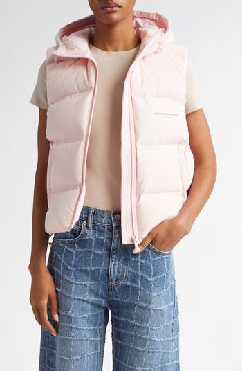 Alexander Wang Crop Hooded Down Puffer Vest | Nordstrom
