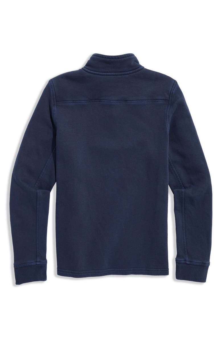 vineyard vines Kids' Half Zip Sweatshirt, Alternate, color, Nautical Navy