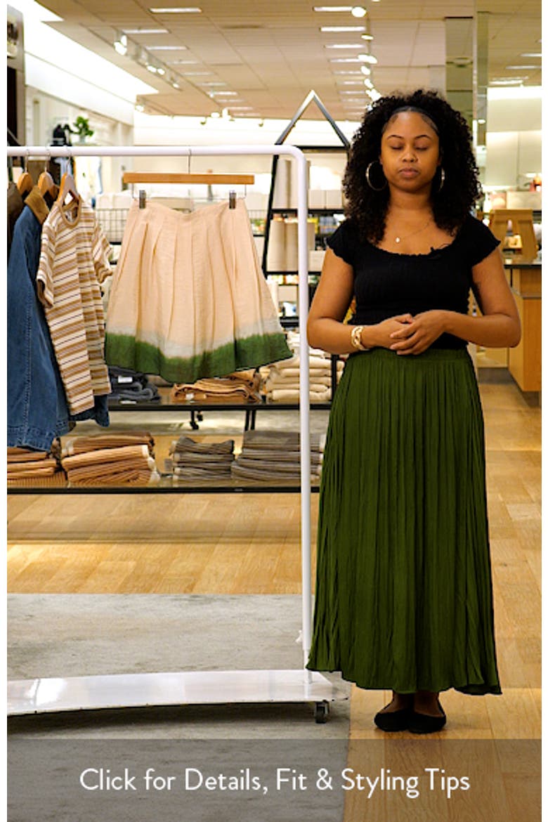 Dip Dye Pleated Skirt video