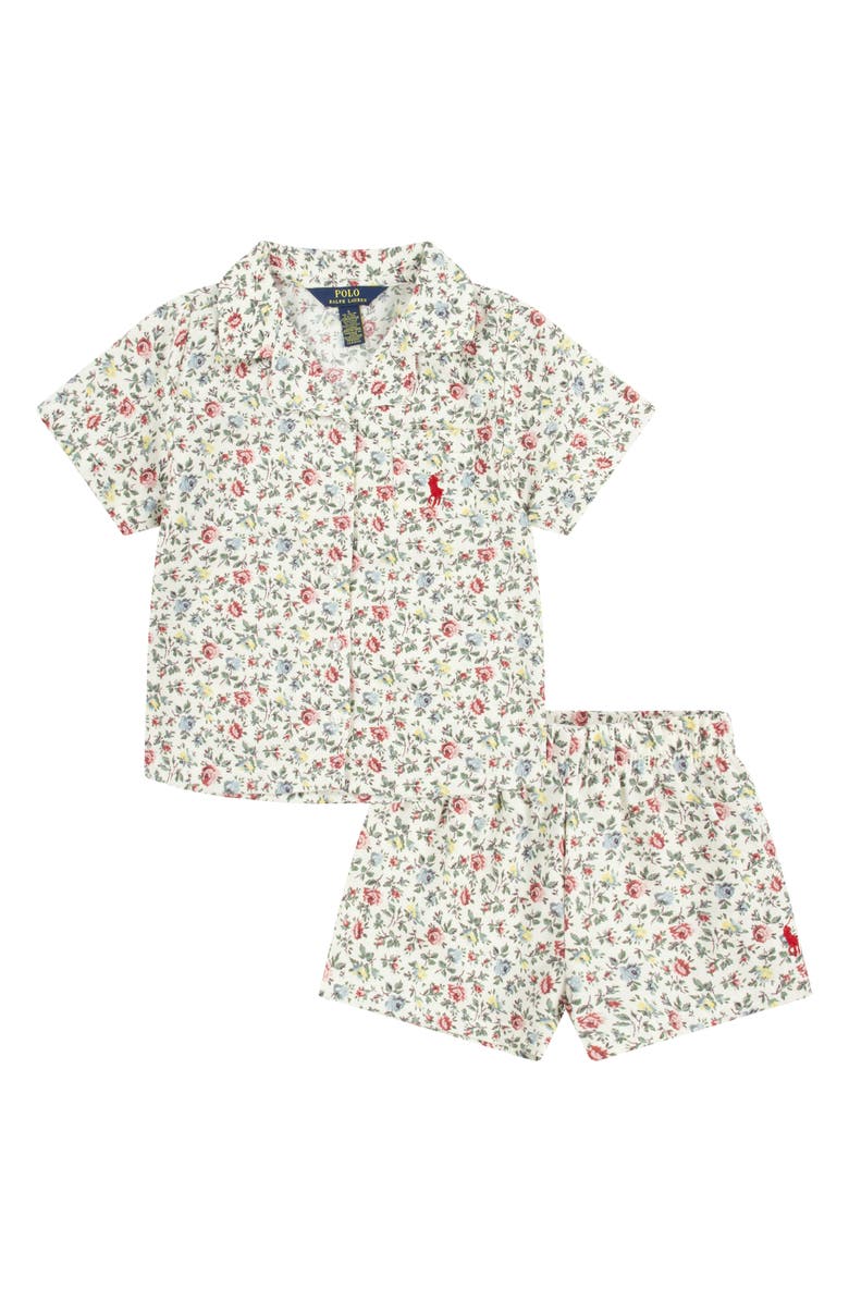 POLO Kids' Two-Piece Short Pajamas, Main, color, 