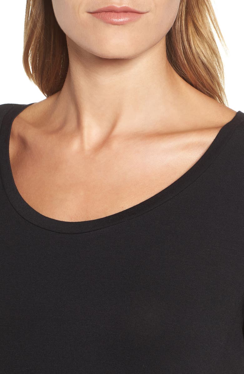 Halogen<sup>®</sup> Short Sleeve Shirttail Tee, Alternate, color,