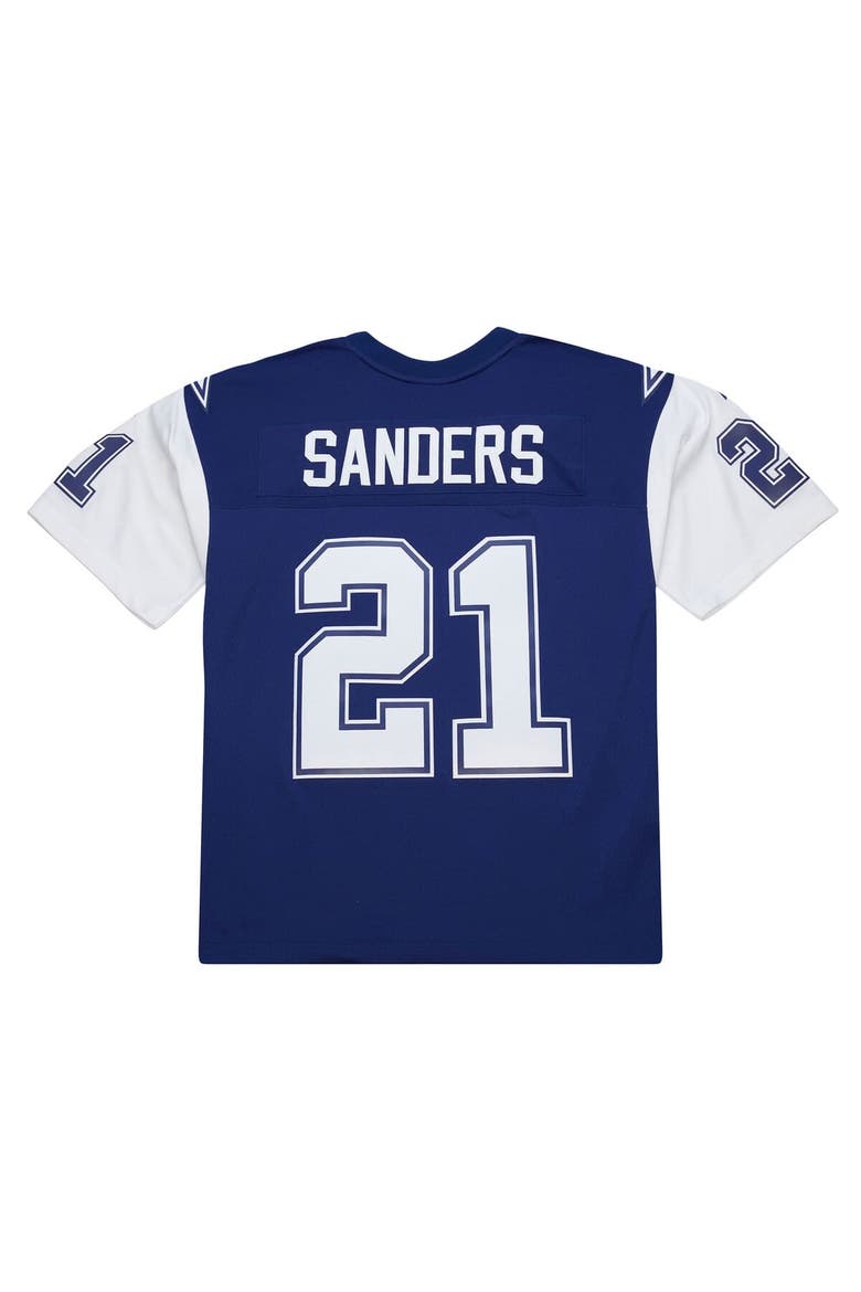 Men's Mitchell & Ness Deion Sanders Navy Dallas Cowboys 1995 Legacy Replica Jersey, Alternate, color, Navy