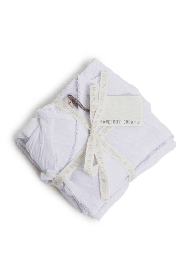 Crinkled Cotton 4-Piece Set, Alternate, color, WHITE