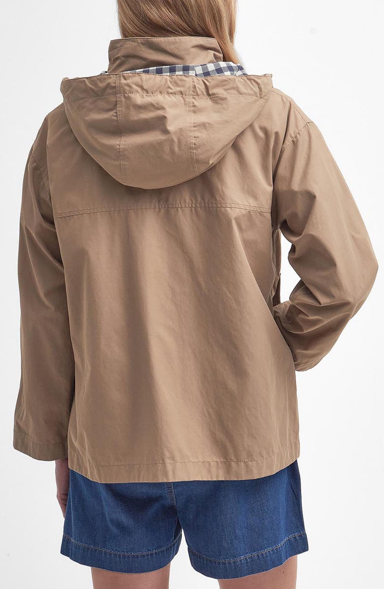 Barbour Perez Water Resistant Hooded Raincoat, Alternate, color, 