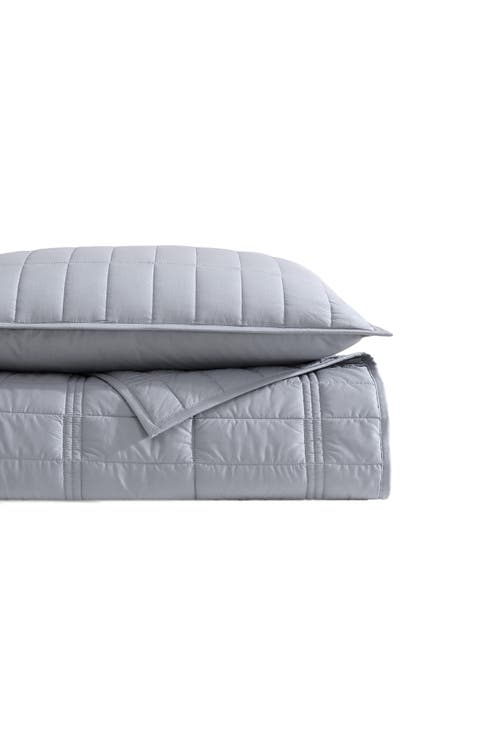 Washed Percale Quilt & Shams Set