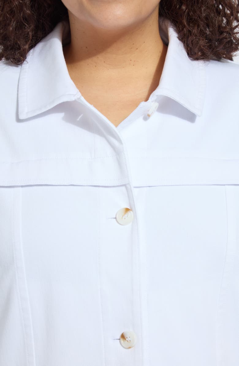Lysse Remi Denim Jacket, Alternate, color, White