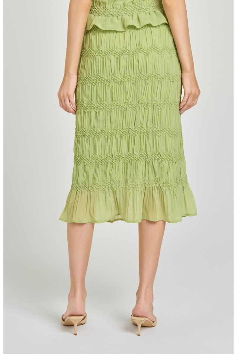 Kristina Midi Skirt, Alternate, color, PISTACHIO