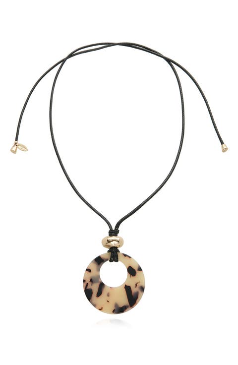 Tortoise Pendant Necklace