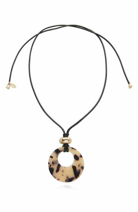 Tortoise Pendant Necklace