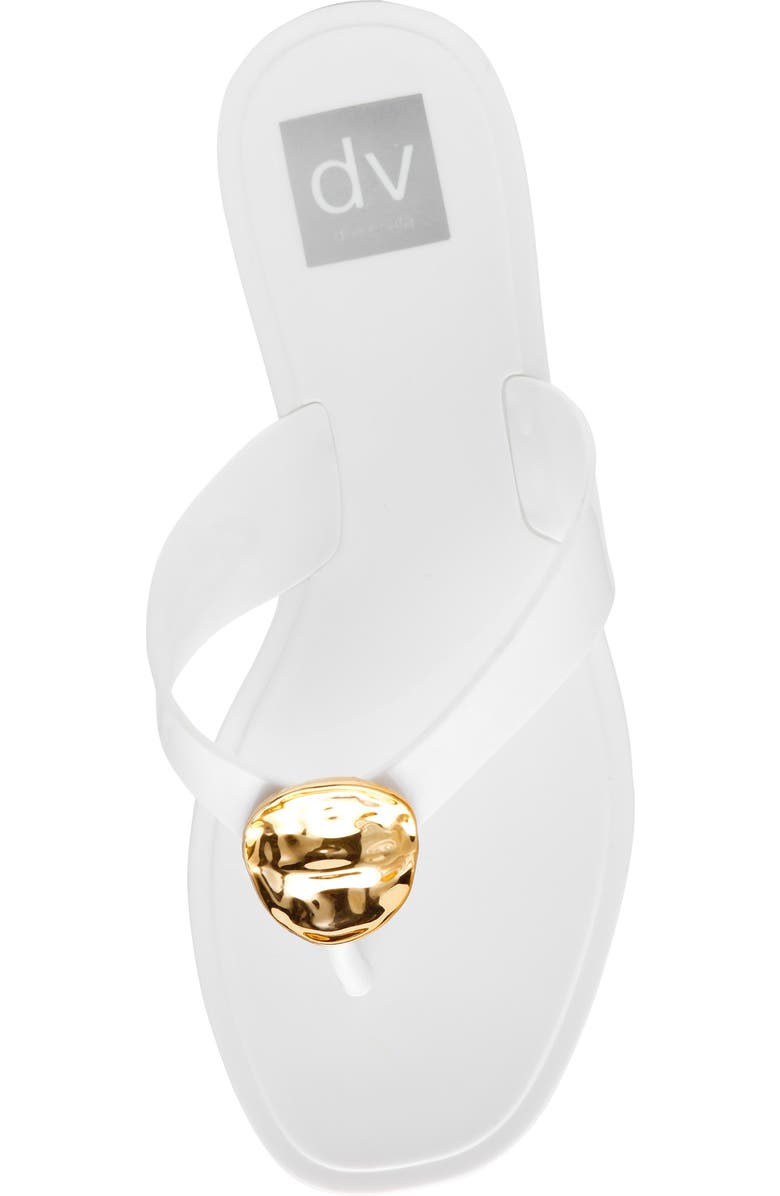 DV by Dolce Vita Jespar Flip Flop Sandal, Alternate, color, White