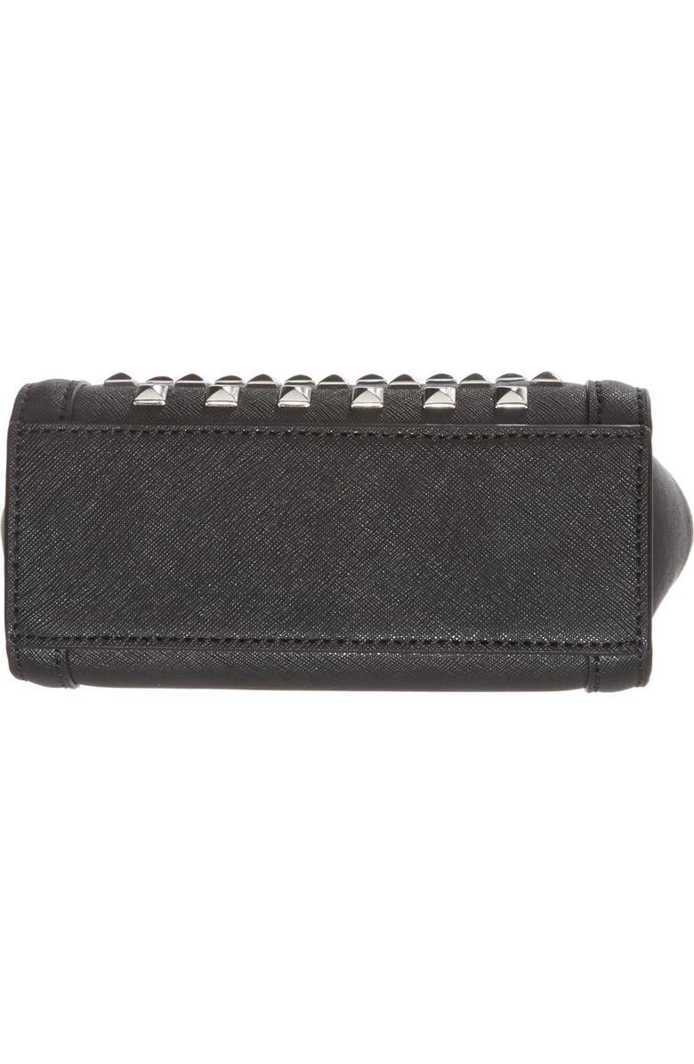 MICHAEL Michael Kors 'Mini Selma' Studded Saffiano Leather Crossbody Bag, Alternate, color,