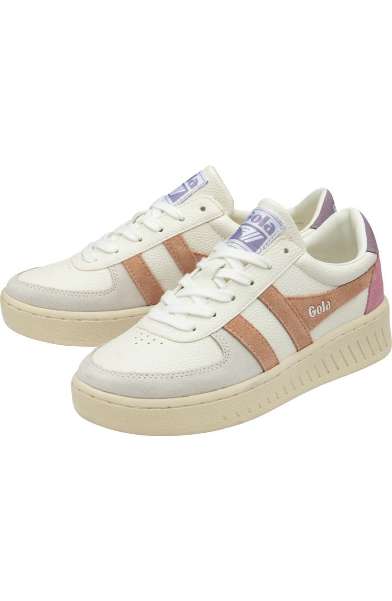 Gola Classics Grandslam Trident Sneaker, Alternate, color, White/ Cameo/ Lily