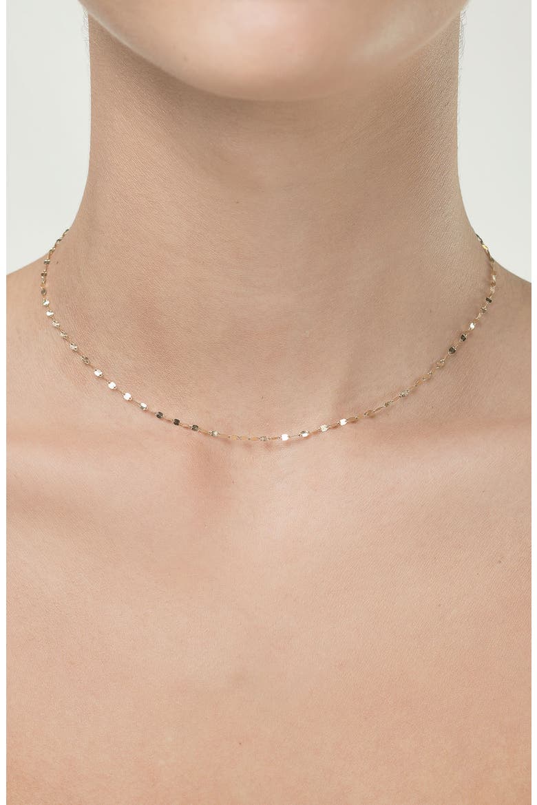 Blake 14K Gold Chain Choker, Alternate, color, WHITE GOLD