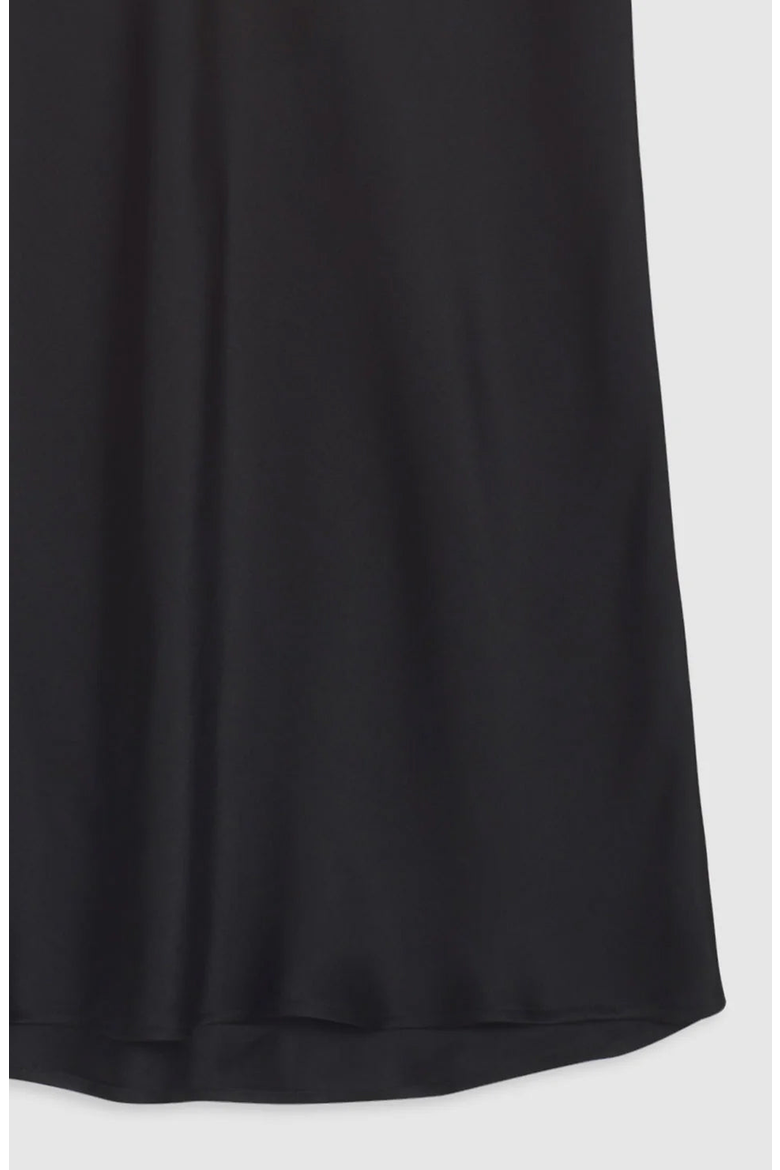 Bar Silk Skirt, Alternate, color, Black