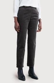 Seasalt Cornwall Crackington Sailor Button Crop Pull-On Pants