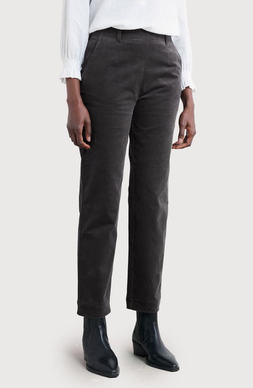 Seasalt Cornwall Crackington Sailor Button Crop Pull-on Pants In Black