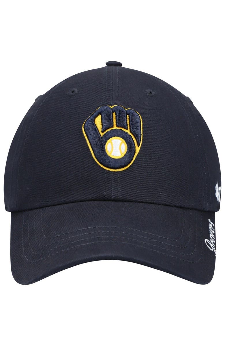 '47 Women's '47 Navy Milwaukee Brewers Team Miata Clean Up Adjustable Hat, Alternate, color, 