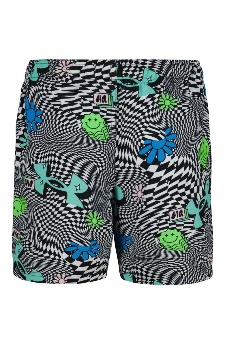 Kids' Warp Party Volley Swim Trunks, Alternate, color, PRISM GREEN