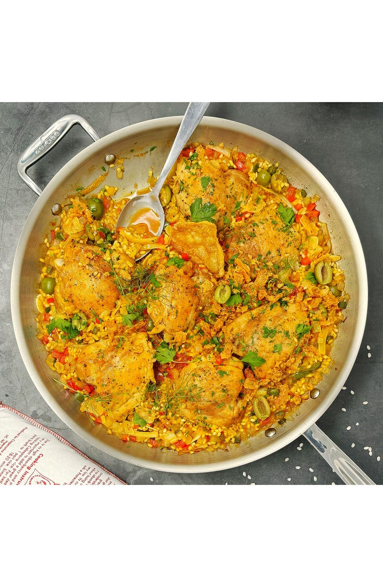 All-Clad D3 Fry Pan With Lid, Alternate, color, 